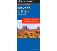 Nevada et Utah, carte facile à plier | Rand McNally