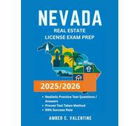 NEVADA REAL ESTATE LICENSE EXAM PREP 2025/2026: Proven Question and Answer Practice for Every Key Subject Area