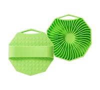 Nevalerra Brosse à récurer de douche pour le corps | Brosse exfoliante pour le corps - Brosse de nettoyage en éponge de lavage exfoliante, masseur en silicone luffa pour les types de peau