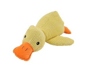 Nevalerra Canard Jaune - Peluche Moelleuse en Tissu Doux - Peluche adaptée aux | Parfait pour la décoration de la Chambre d'enfant | Figurines éducatives - Amis douillets - Amusement en
