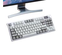 Nevalerra Clavier mécanique RVB - Clavier mécanique amélioré, clavier monté sur 3 mod board avec clavier sans fil/filaire | 5.0 de 2,4 GHz, clavier mécanique interchangeable en