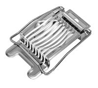 Nevalerra Coupe-œufs cuits - Ustensile de cuisine en acier inoxydable, coupes précises, base antidérapante | Idéal pour le petit-déjeuner, les salades, les sandwichs, la préparation des repas, la