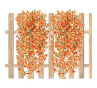 Nevalerra Fleur Artificielle | Feuilles de Pensées Réalistes - et Verdure Fidèles,pour Mariage, terrasse, Porche, Porte, Mur, façade, Cour, balcons,