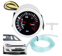 Nevalerra Jauge de pression de suralimentation, capteur de pression électronique, indicateur de pression turbo, éclairage LED, système de turbocompresseur, appareils de mesure numériques pour