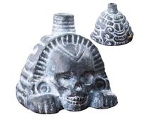 Nevalerra jouets drôles, crânes jouant des cris Whistle Skull avec une combinaison | Skull de tête squelettique réaliste, décoration de maison pour Noël, Halloween