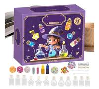 Nevalerra Kit de Bricolage Magique pour - Kit de Jeu sensoriel Scintillant - Étiquettes de Bouteilles de Poudre à Paillettes - Kit créatif pour Un Jeu imaginatif et Un Jardin enchanté