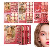 Nevalerra Kit de Maquillage pour Femmes,6 Panneaux Cosmétiques Matte et Brillant - Maquillage Du Visage Avec Highlighter Et Blush,Pour Scène Rencontres Voyage Transport Photographie Mère Épouse