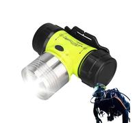 Nevalerra Lampe frontale pour plongée sous-marine, étanche IP68, 1000 lm, haute luminosité professionnelle, pour exploration des grottes, plongée avec tuba, pêche sous-marine, camping, natation