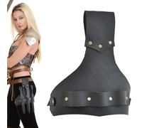Nevalerra Leather Frog - Boucle de ceinture avec crochet pour goujon, construction rivetée robuste, support portable pour ajustement vintage | Travail en cuir cousu à la main pour