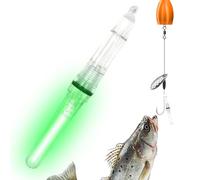 Nevalerra Lumière submersible pour pêche, lampe LED pour arrière-plans profonds, lumière appât étanche pour lac, rivière, étang, eaux basses, kayak, extérieur, résistant intempéries