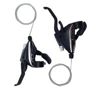 Nevalerra Manette De Vitesse Pour VTT,Leviers De Vitesse 3x9,1 Paire Gauche Droite Levier De Frein Et Pour Vélo | pour Cyclistes Route Pliant Sentier Randonnée Fitness Entraînement Tourisme