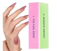 NEVALERRA Nail Fichier Bloc 4 Way, fichier de Block Fingernail Tampon | Blocs de tampon à à 4 côtés pour restaurer et renforcer les endommagés ou faibles