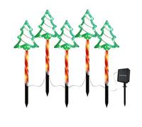 Nevalerra Noël - Chaîne LED extérieure, guirlande de fées imperméable, décoration festive de jardin antidérapante | Éclairage solaire à économie d'énergie pour fest