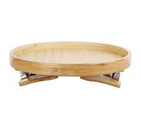 Nevalerra Plateau de canapé | Table à clip pour bras de canapé canapés larges : le plateau en bois pour | Table d'appoint avec accoudoirs limités pour télécommande, boissons, téléphones, vaisselle