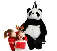 Nevalerra Sac à dos animal | Ce sac à dos panda a un sac à dos réglable en épaisseur des épaules de panda | Sac de couverture d'animaux de dessin animé pour fruits, crayons, nourriture, livres, As