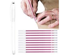 Nevalerra Stylo de marquage disparu de - Stylo en Tissu Soluble dans l'eau, Pigment Durable, Prise en Main Confortable | Travail Propre avec des Lignes Visibles pour matelassage, Coupe