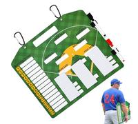 Nevalerra Tableau d'entrainement de baseball magnétique séché pour installation de baseball, installation de bloc, tableau magnétique pour visualiser les positions