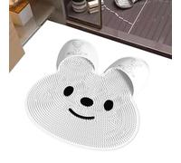 Nevalerra Tapis à récurer pour pieds de douche - Exfoliant pour les pieds morts, brosse pour les pieds, brosse à dos, tapis de massage de bain - Exfoliant en silicone pour la peau morte, tampon de