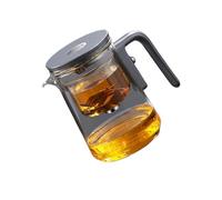 Nevalerra Théière en verre avec infuseur - Infuseur à thé pour thé en vrac, infuseur à thé et eau - Théière en vrac pour thé en vrac - Voyage à la maison