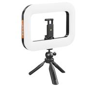 Nevalerra Trépied Ring Light - Support léger de 29,5 x 21,8 cm, support adaptateur pliable, support de téléphone compact pour enregistrement vidéo, maquillage, photographie, streaming | Stabilisateur
