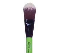 Neve Cosmetics brosse à poils plats pour fond de teint et correcteurs en crème ou en gel | "Lime Foundation"