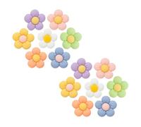NEVEGE Fleur Chaussure Charms pour Filles, Adolescents et Adultes - Décoration Mignonne avec Boutons pour Enfants