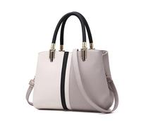 Nevenka Portefeuilles et sacs à main pour femmes Sacs à poignée supérieure en cuir Satchel Morts Sac à bandoulière de, Gris clair