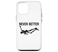 Never Better Skeleton Women Halloween Never Better Skull Men Coque pour iPhone 12/12 Pro