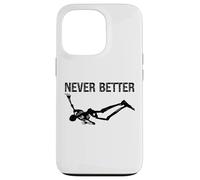 Never Better Skeleton Women Halloween Never Better Skull Men Coque pour iPhone 13 Pro