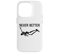 Never Better Skeleton Women Halloween Never Better Skull Men Coque pour iPhone 14 Pro