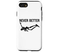 Never Better Skeleton Women Halloween Never Better Skull Men Coque pour iPhone SE (2020) / 7/8