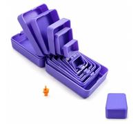 Never-Ending Middle Finger Prank Gift Box, Annoying Gift Box (Purple) | Reusable Nested Surprise Box for Adults, Funny Novelty Present for Birthdays, Christmas and White Elephant Parties