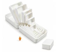 Never-Ending Middle Finger Prank Gift Box, Annoying Gift Box (White) | Reusable Nested Surprise Box for Adults, Funny Novelty Present for Birthdays, Christmas and White Elephant Parties