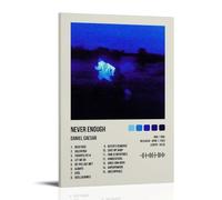 Never Enough by Daniel Caesar Poster mural imperméable résistant à l'humidité, facile à installer et résistant à la décoloration, style cadre 60 x 90 cm