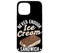 Never Enough Ice Cream Sandwich (Sandwich à la crème glacée) Coque pour iPhone 13 Pro Max