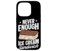 Never Enough Ice Cream Sandwich (Sandwich à la crème glacée) Coque pour iPhone 14 Pro