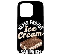 Never Enough Ice Cream Sandwich (Sandwich à la crème glacée) Coque pour iPhone 15 Pro
