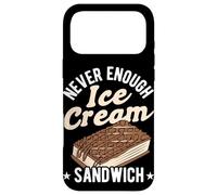 Never Enough Ice Cream Sandwich (Sandwich à la crème glacée) Coque pour iPhone 17 Pro Max