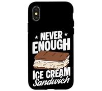 Never Enough Ice Cream Sandwich (Sandwich à la crème glacée) Coque pour iPhone X/XS
