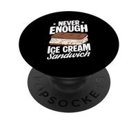 Never Enough Ice Cream Sandwich (Sandwich à la crème glacée) PopSockets PopGrip Adhésif