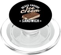 Never Enough Ice Cream Sandwich (Sandwich à la crème glacée) PopSockets PopGrip pour MagSafe