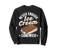 Never Enough Ice Cream Sandwich (Sandwich à la crème glacée) Sweatshirt