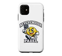 Never Enough Padel Jeu De Mots Drôle Padel Humour Coque pour iPhone 11
