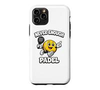 Never Enough Padel Jeu De Mots Drôle Padel Humour Coque pour iPhone 11 Pro