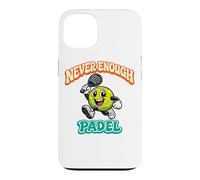 Never Enough Padel Jeu De Mots Drôle Padel Humour Coque pour iPhone 13