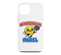 Never Enough Padel Jeu De Mots Drôle Padel Humour Coque pour iPhone 13