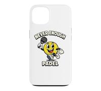 Never Enough Padel Jeu De Mots Drôle Padel Humour Coque pour iPhone 13