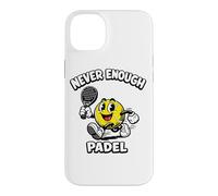 Never Enough Padel Jeu De Mots Drôle Padel Humour Coque pour iPhone 14 Plus