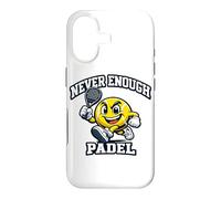Never Enough Padel Jeu De Mots Drôle Padel Humour Coque pour iPhone 17