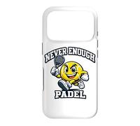Never Enough Padel Jeu De Mots Drôle Padel Humour Coque pour iPhone 17 Pro